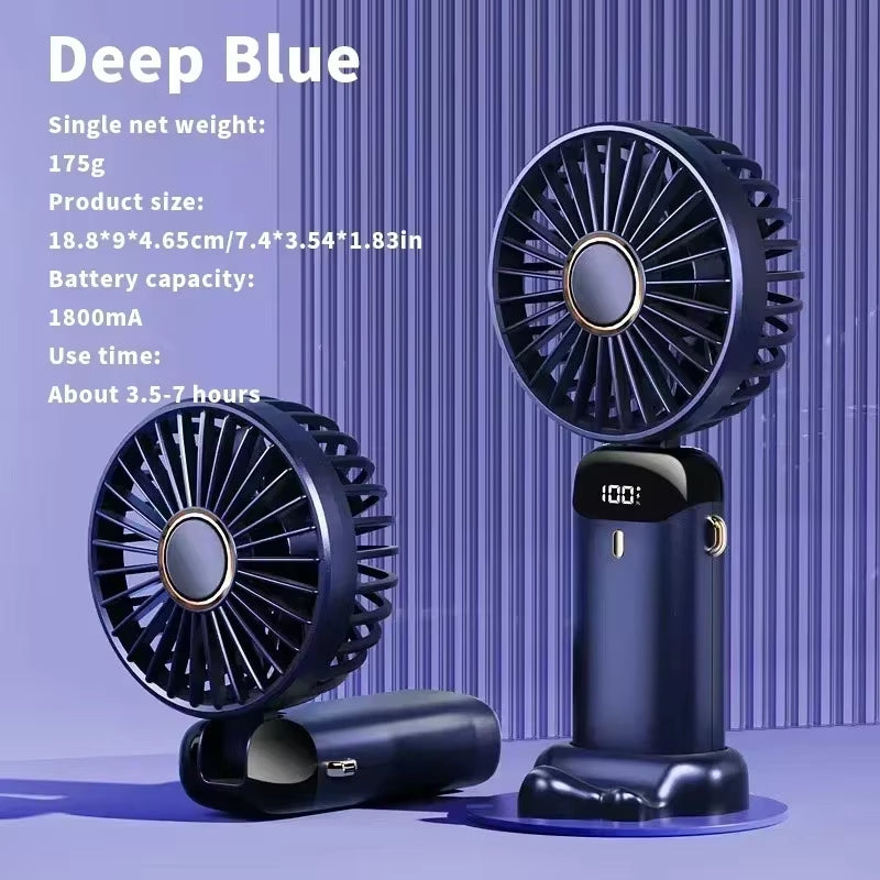 Portable Mini Air Conditioner Neck Fan - Rechargeable, USB, Free Shipping!