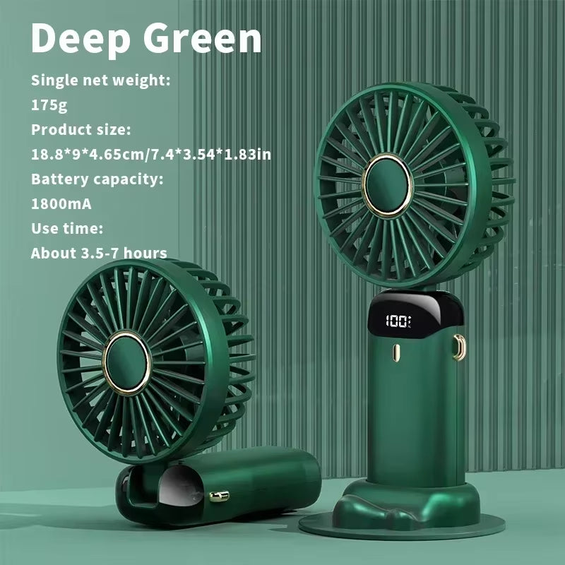 Portable Mini Air Conditioner Neck Fan - Rechargeable, USB, Free Shipping!