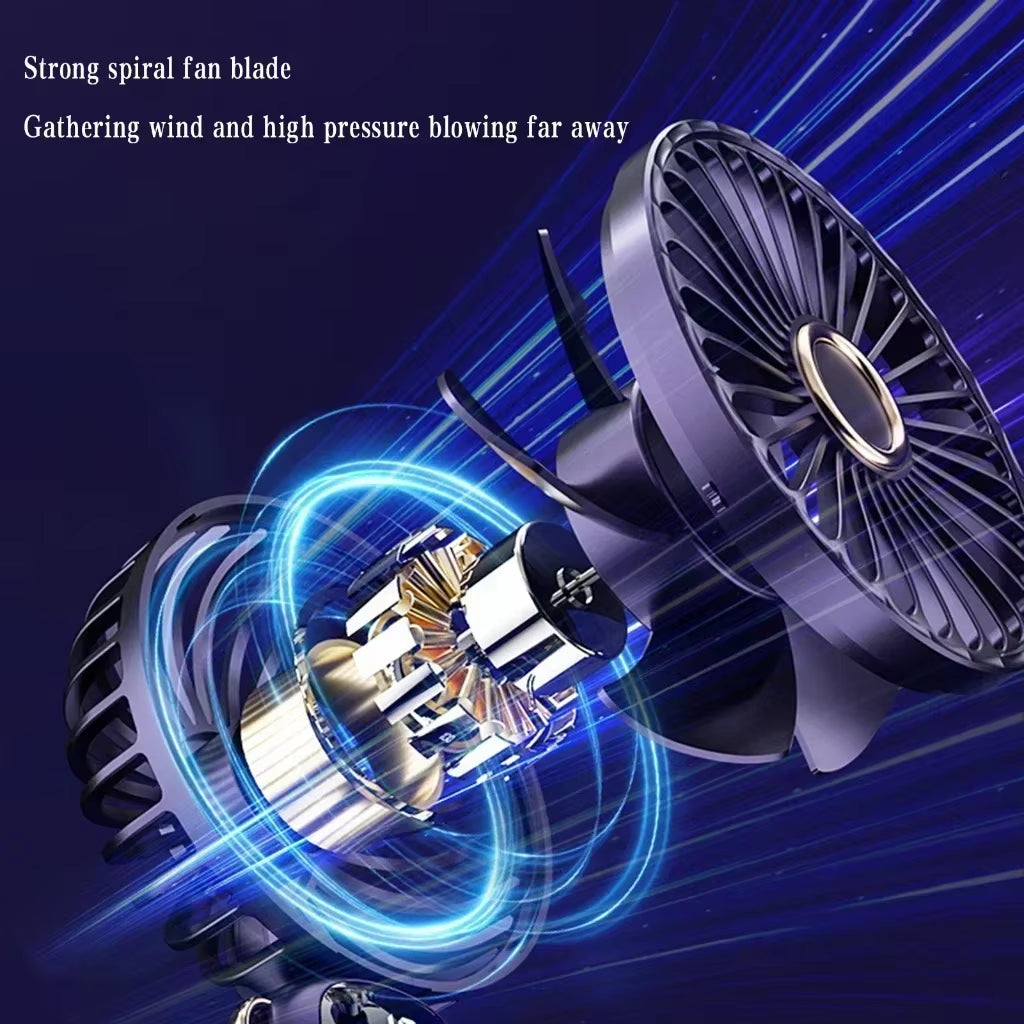 Portable Mini Air Conditioner Neck Fan - Rechargeable, USB, Free Shipping!