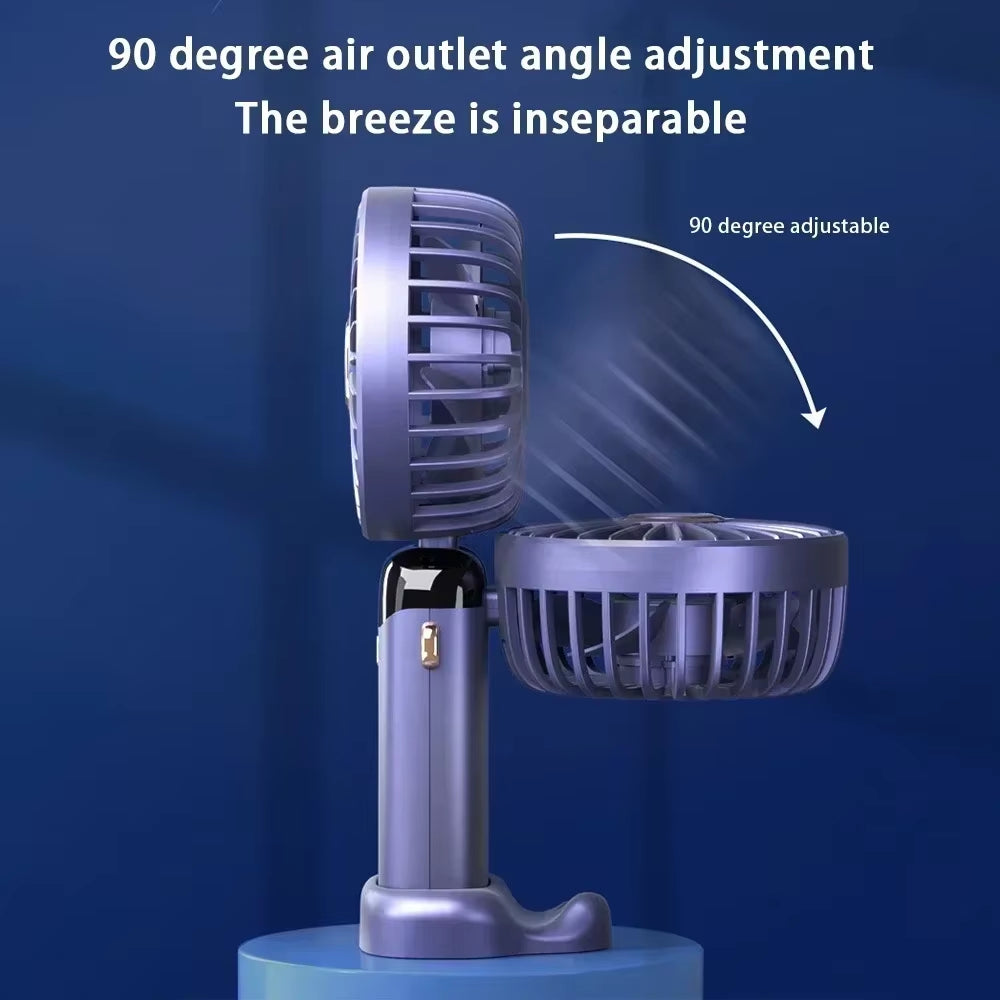 Portable Mini Air Conditioner Neck Fan - Rechargeable, USB, Free Shipping!