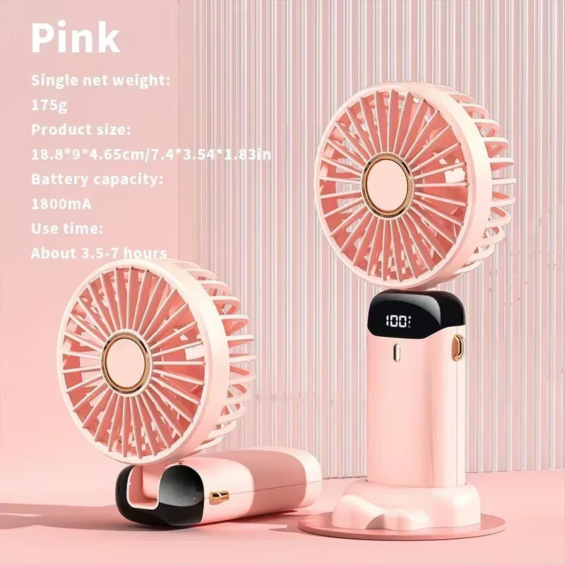 Portable Mini Air Conditioner Neck Fan - Rechargeable, USB, Free Shipping!